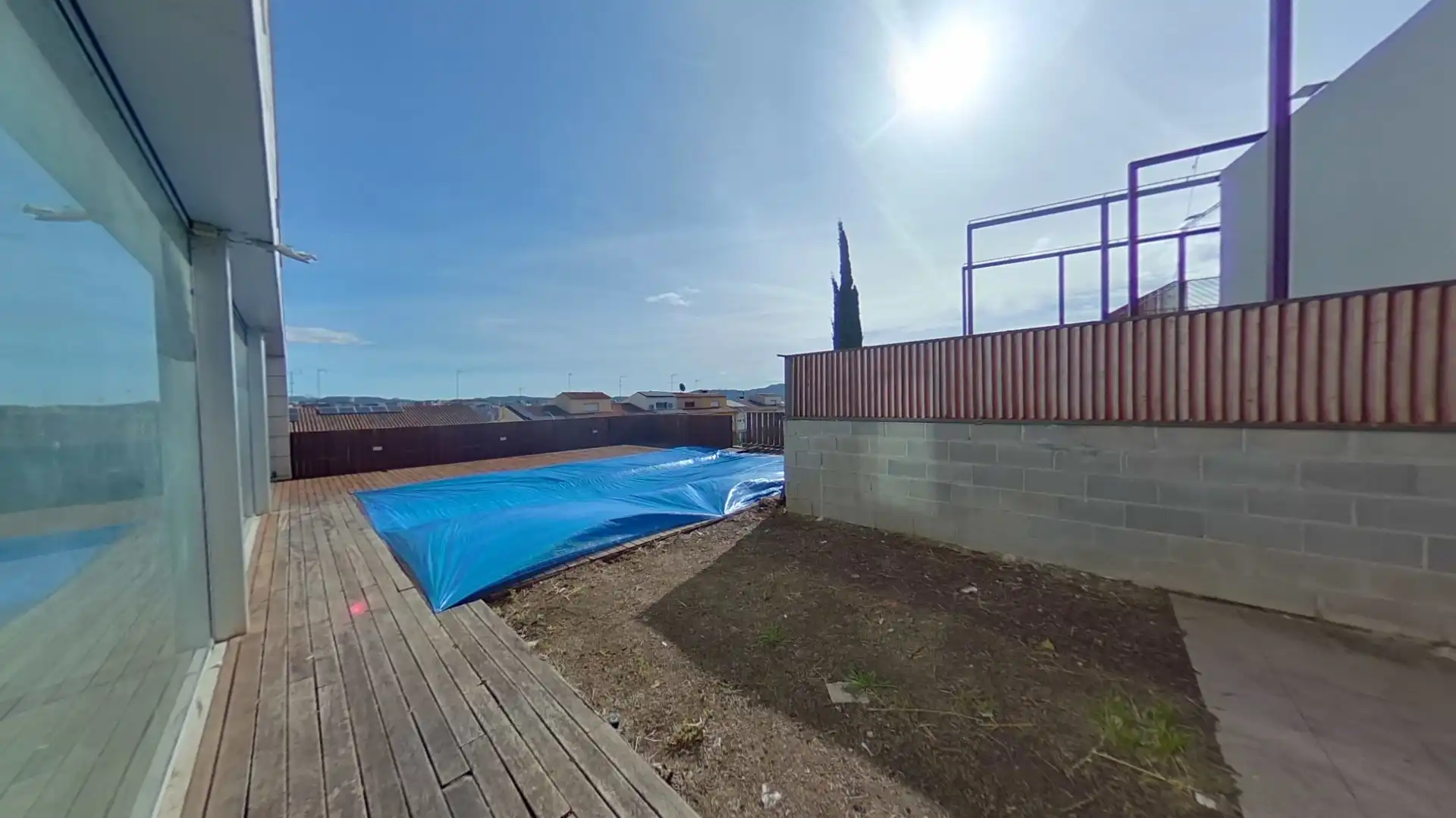 Piscina de Casa o chalet en venta en Canovelles con Jardín privado, Parquet y Terraza