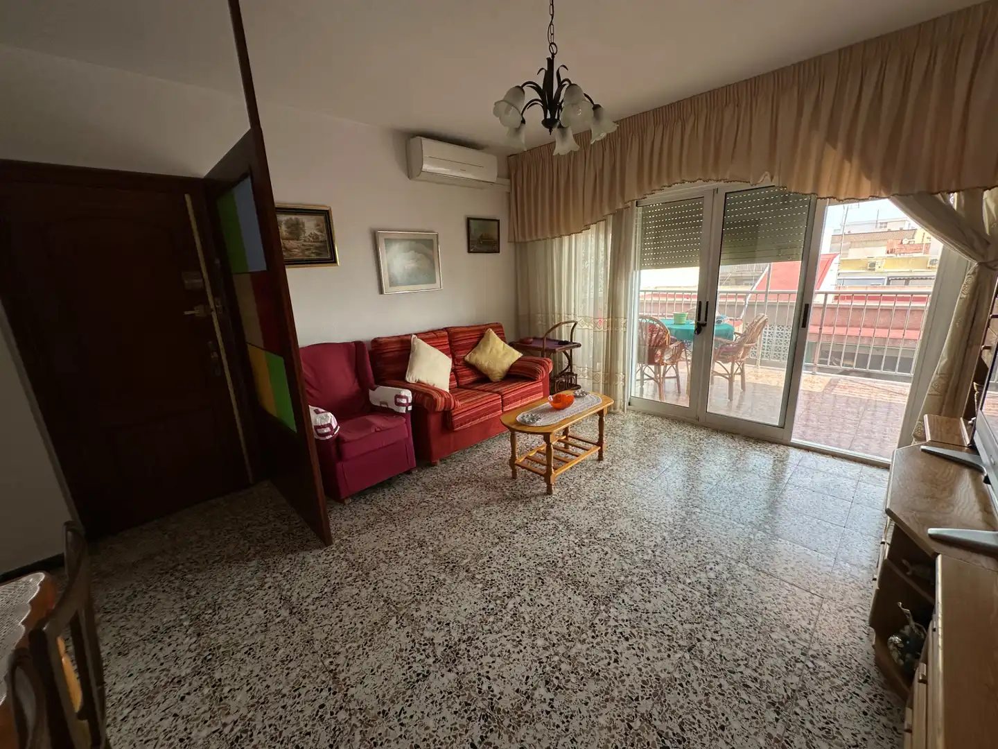 Sala de estar de Apartamento en venta en Guardamar del Segura con Aire acondicionado, Calefacción y Terraza