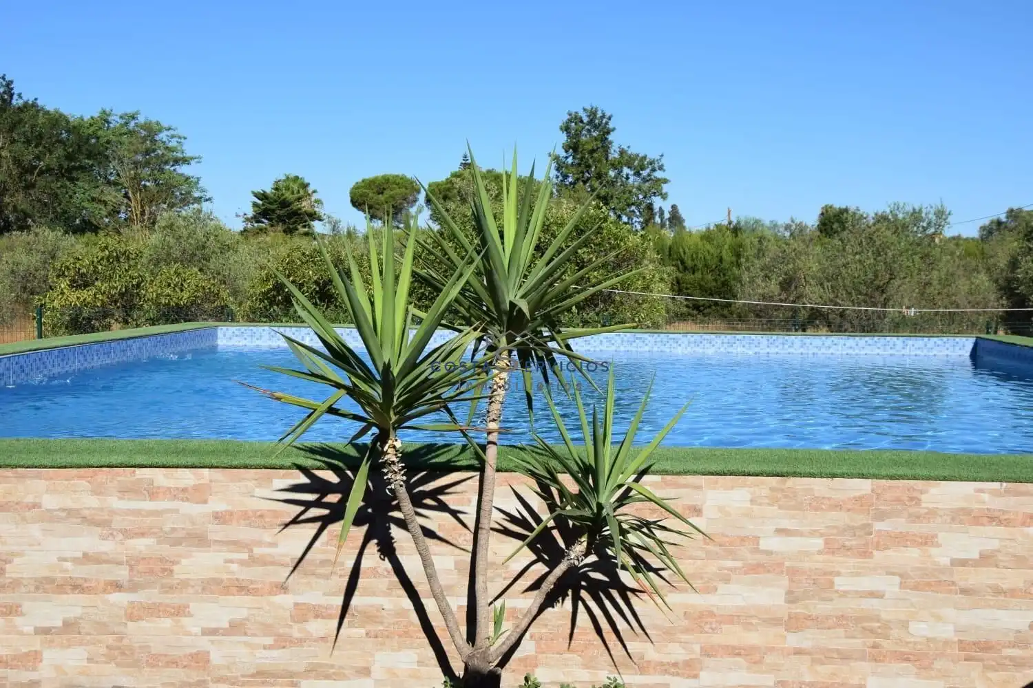 Piscina de Finca rústica en venda en Gibraleón amb Aire condicionat, Terrassa i Piscina