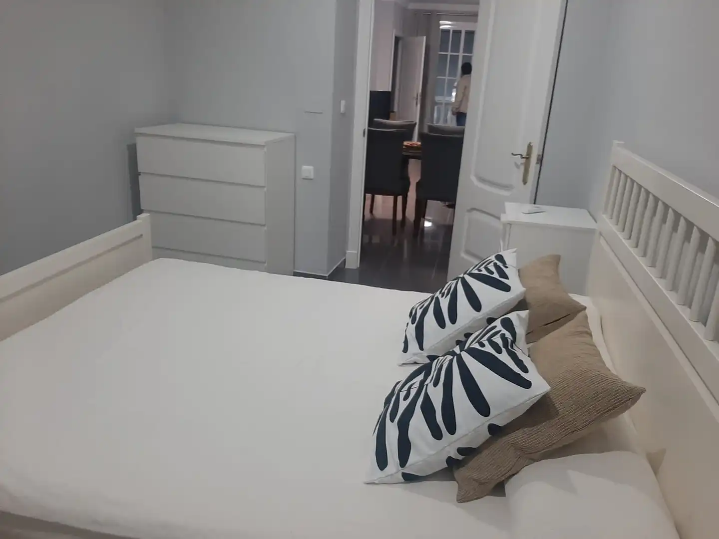 Bedroom of Flat for rent in Villaverde del Río  with Air Conditioner, Parquet flooring and Furnished