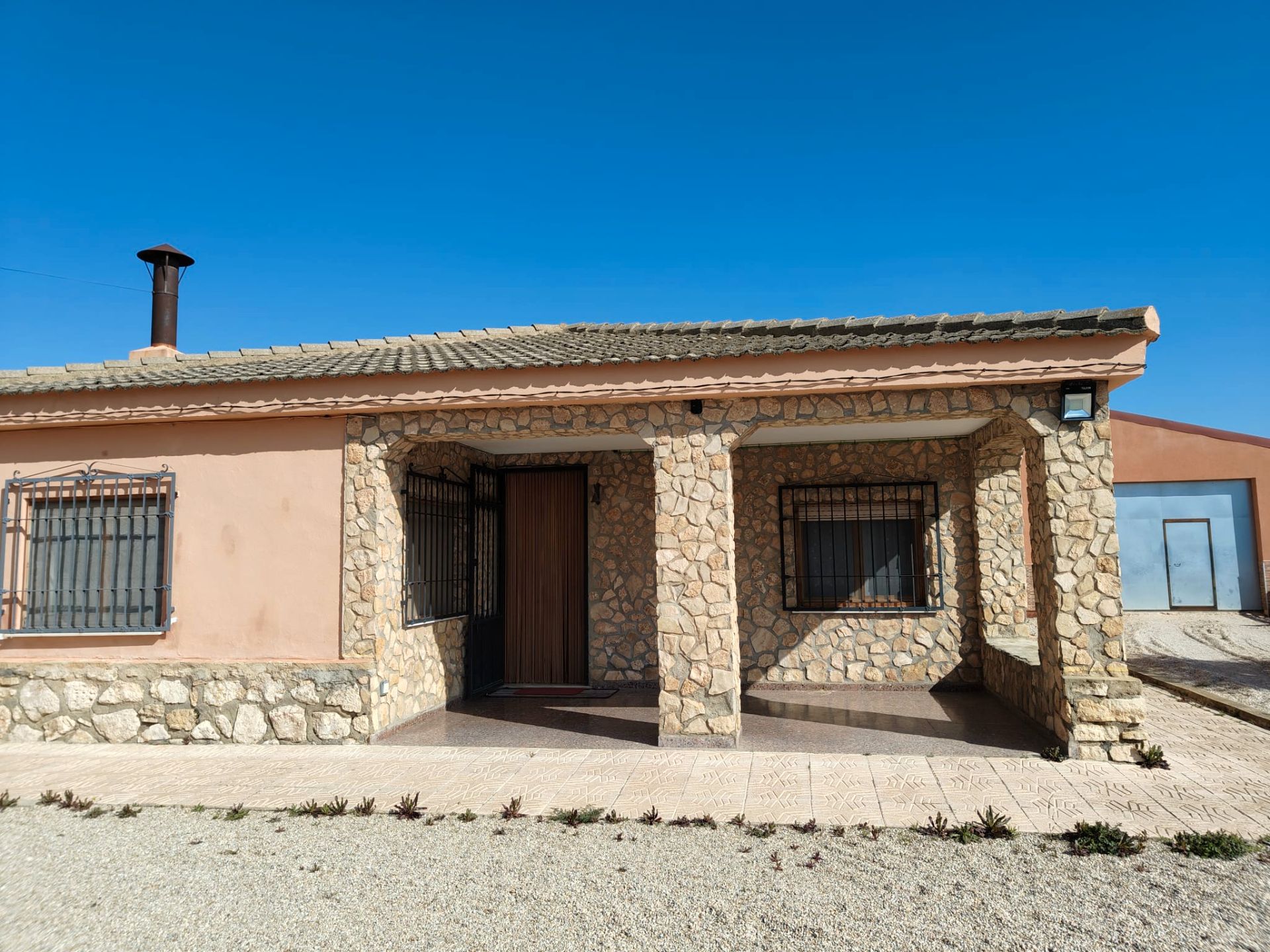 Vista exterior de Finca rústica en venda en Chinchilla de Monte-Aragón