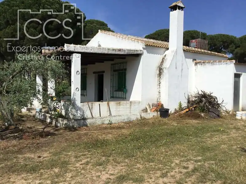 Vista exterior de Finca rústica en venda en Almonte amb Terrassa i Moblat