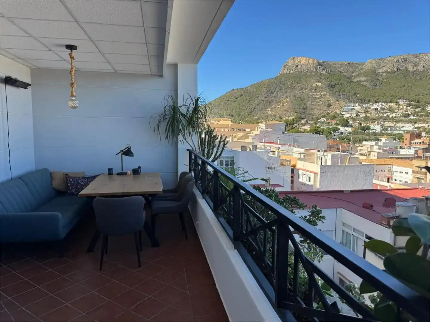 Terrassa de Apartament en venda en Calpe / Calp amb Aire condicionat, Piscina i Balcó