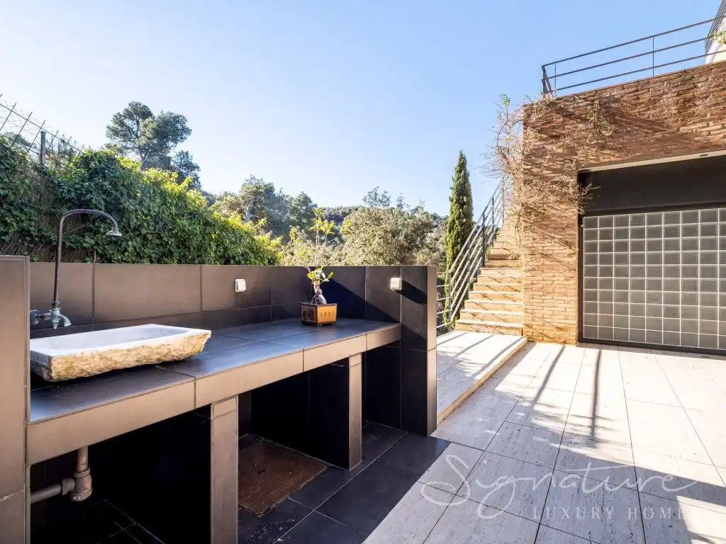 Terrassa de Casa o xalet en venda en Sant Cugat del Vallès amb Aire condicionat, Calefacció i Terrassa