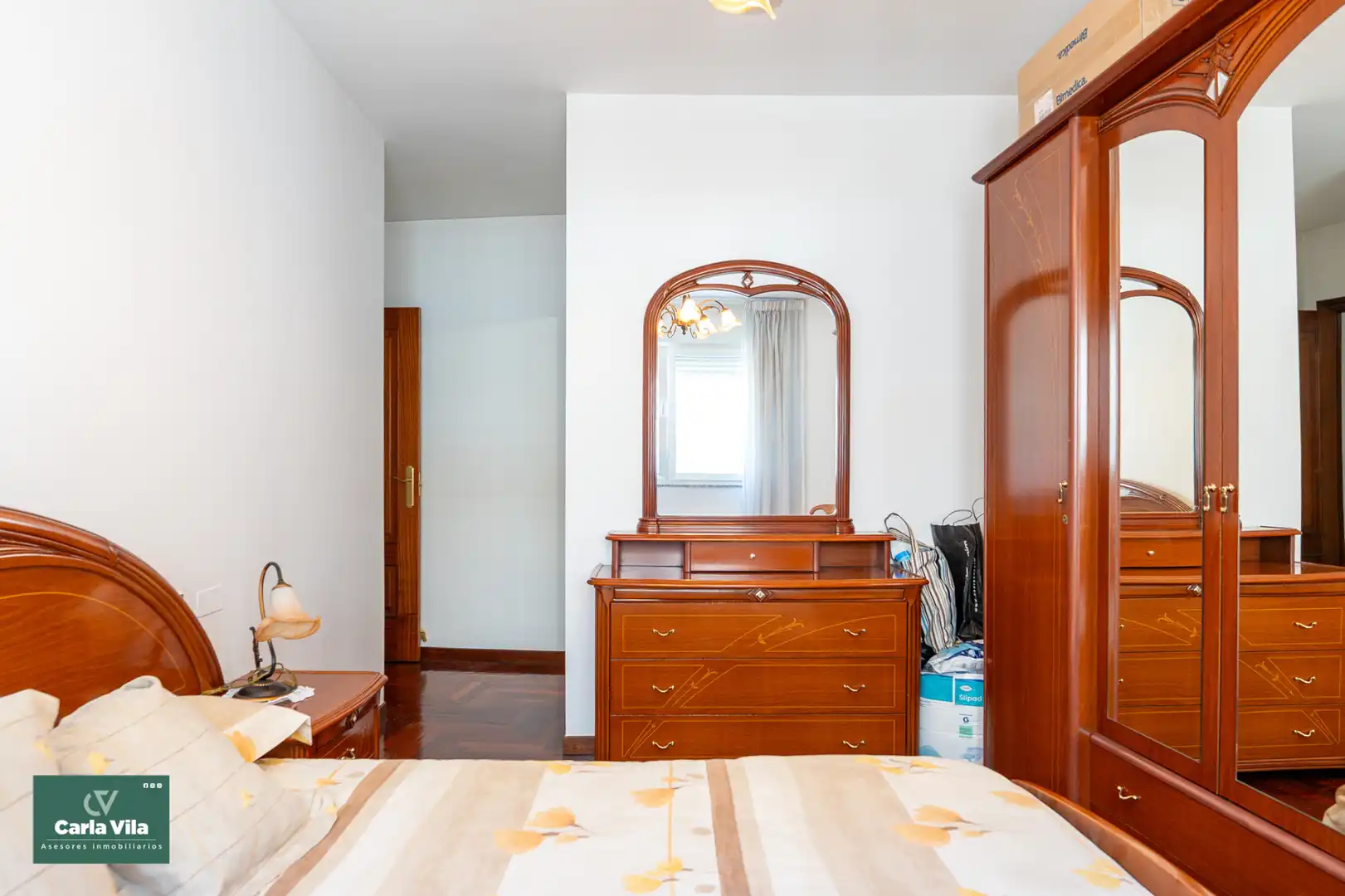 Bedroom of Apartments for sale in Lugo  with Heating, Parquet flooring and Storage room