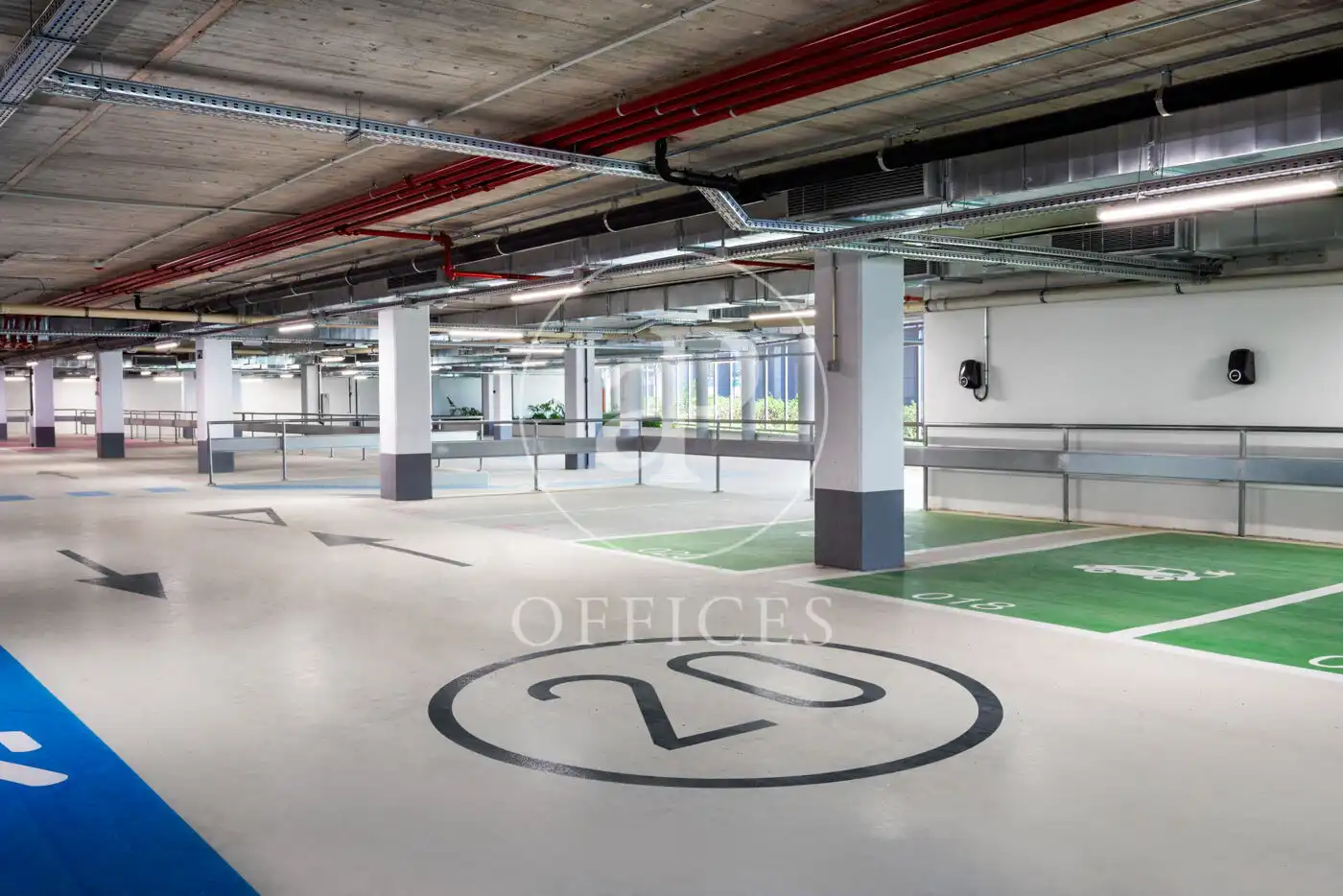 Parking of Office for rent in Madrid  with Air Conditioner