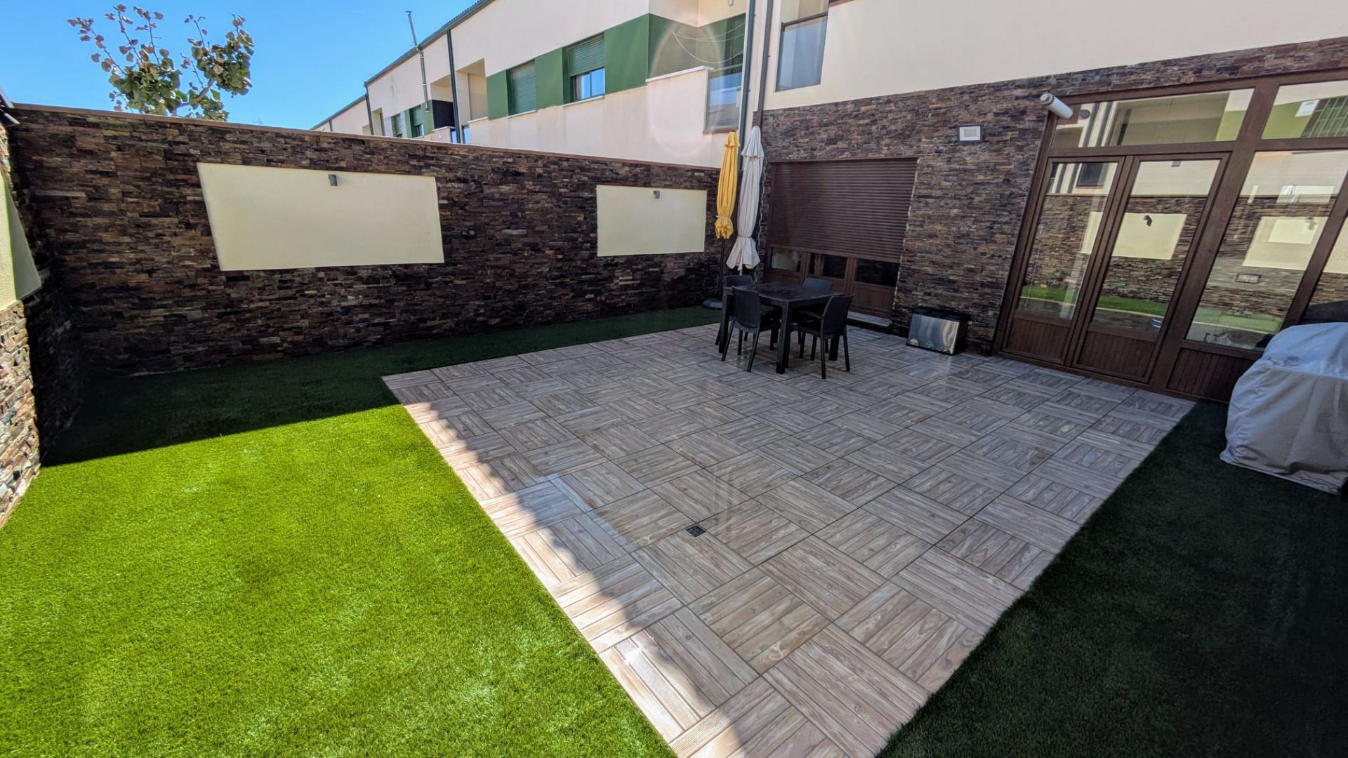 Terraza de Casa adosada en venta en Illescas con Aire acondicionado, Calefacción y Jardín privado