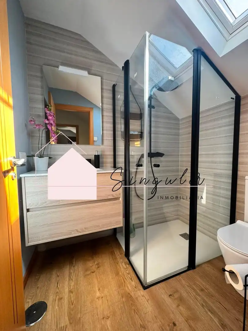 Baño de Casa adosada de alquiler en Nigrán con Jardín privado y Piscina comunitaria