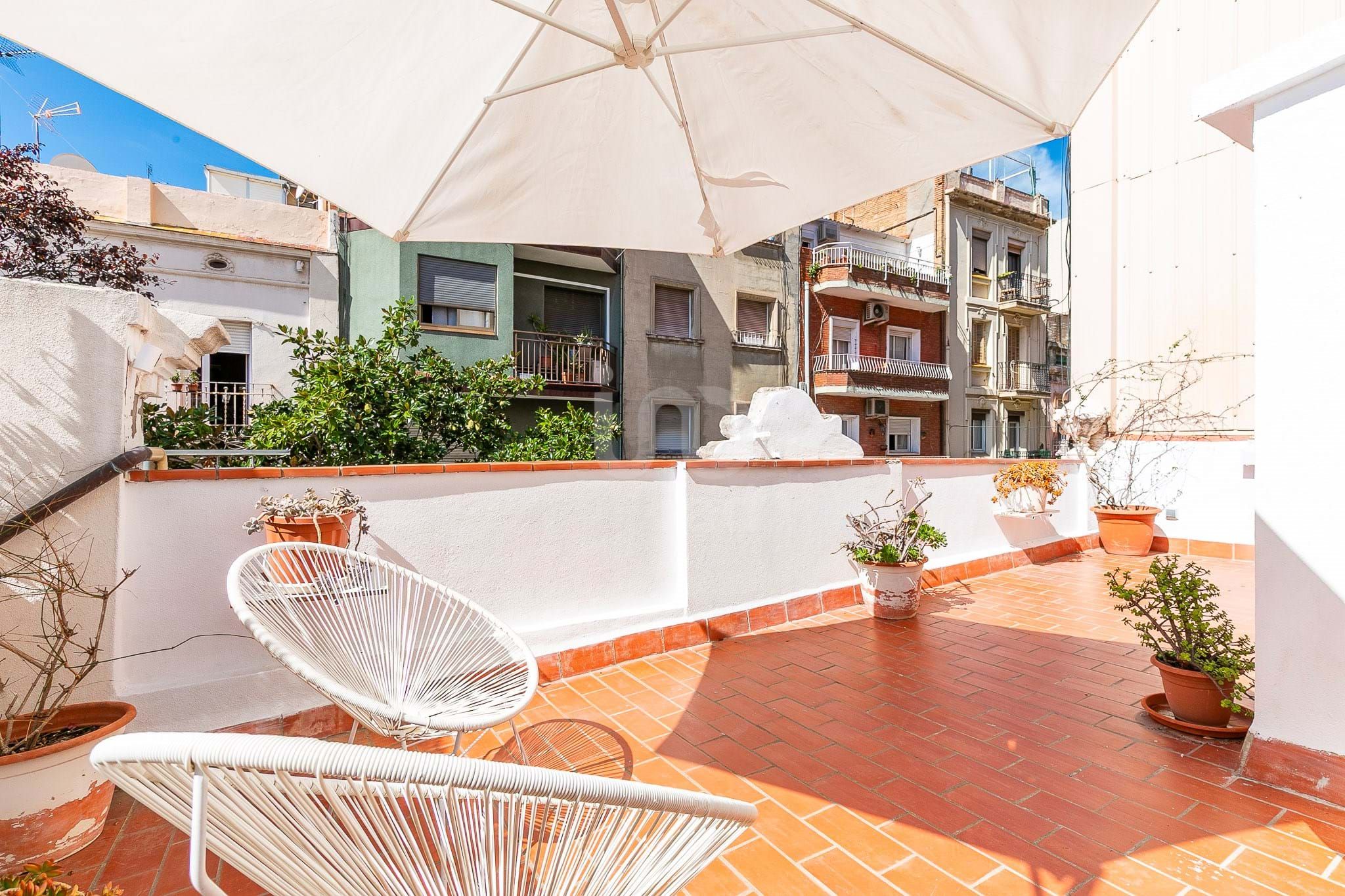 Terrace of Single-family semi-detached for sale in L'Hospitalet de Llobregat  with Air Conditioner, Heating and Terrace