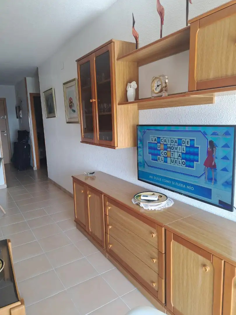 Sala d'estar de Pis de lloguer amb opció a compra en Salou amb Aire condicionat, Calefacció i Jardí privat