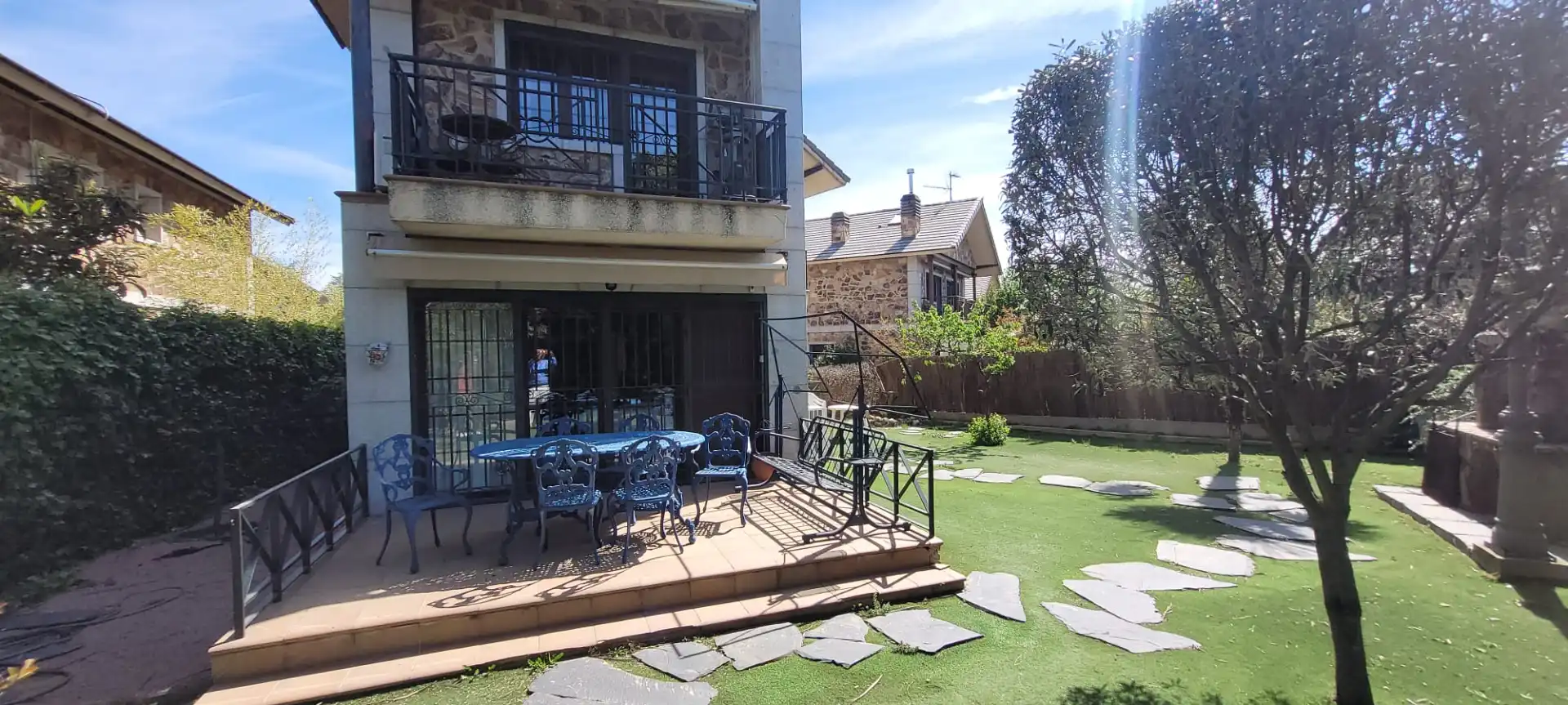 Terraza de Casa o chalet en venta en Alpedrete con Aire acondicionado, Calefacción y Jardín privado