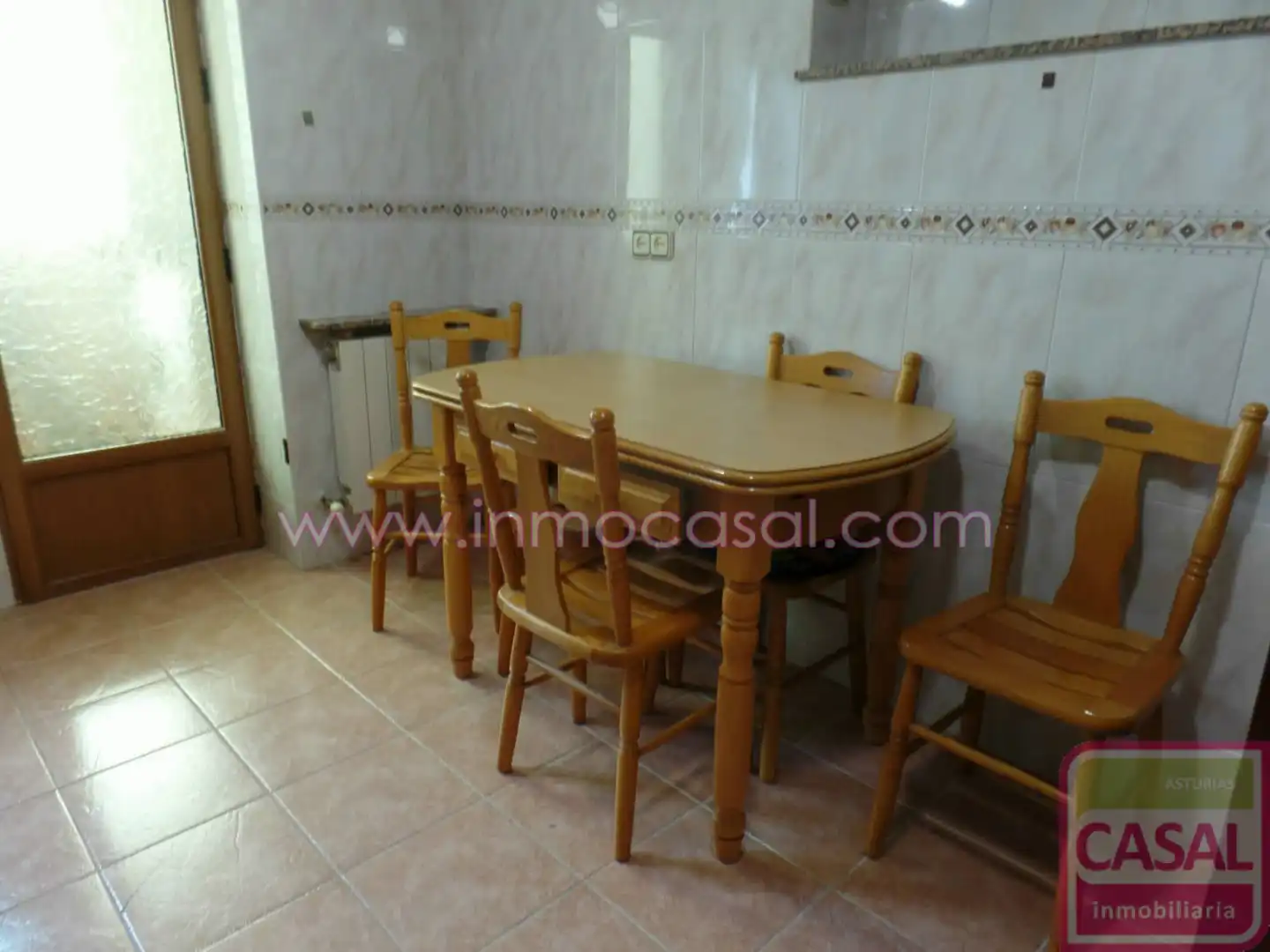 Esszimmer von Wohnung zur Miete in Oviedo  mit Heizung, Terrasse und Möbliert