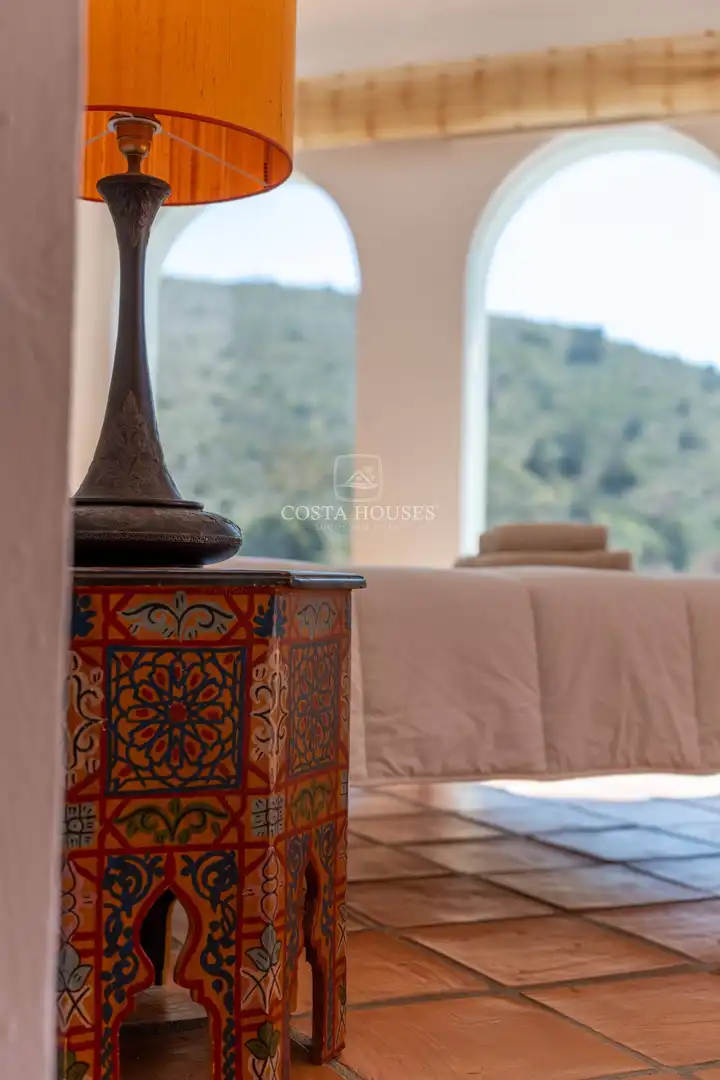 Sala d'estar de Casa o xalet en venda en Moraira amb Aire condicionat, Calefacció i Jardí privat