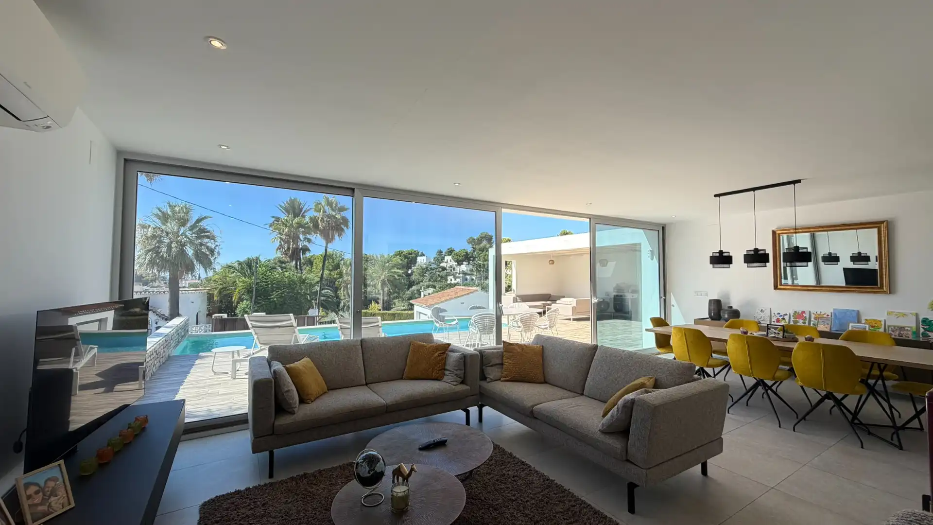 Living room of Houses for sale in Moraira  with Air Conditioner, Heating and Private garden