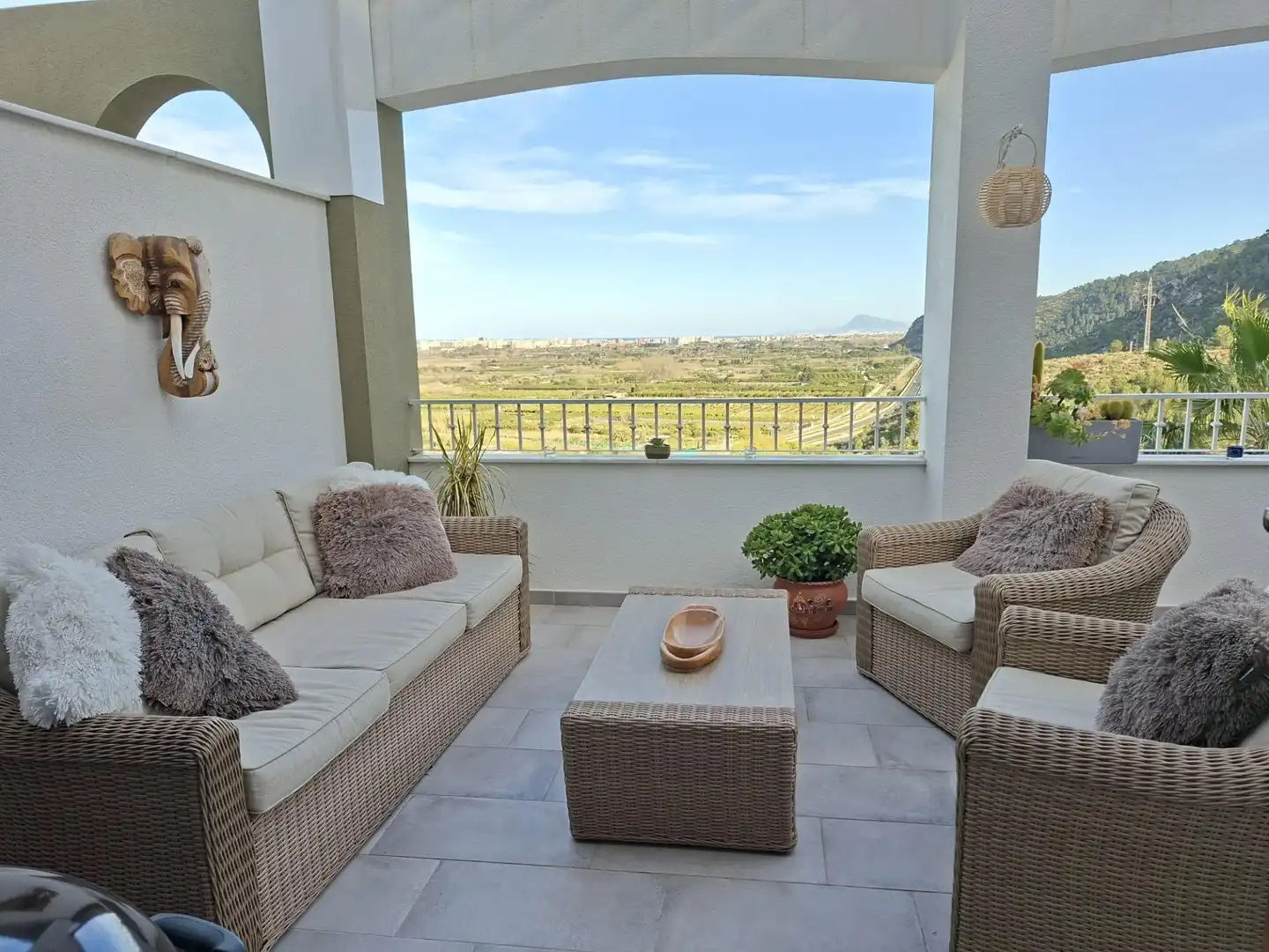 Terrace of Flat for sale in Xeresa  with Air Conditioner, Heating and Private garden