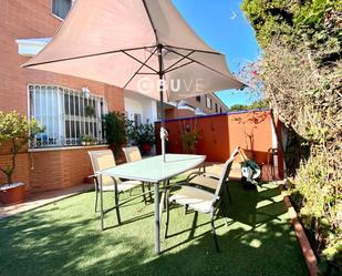 Garden of Single-family semi-detached for sale in Palomares del Río  with Air Conditioner, Terrace and Furnished