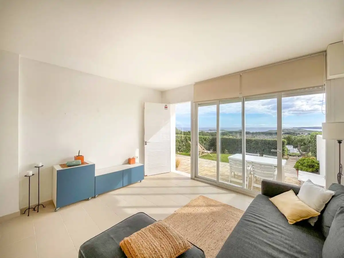 Dormitori de Apartament en venda en Es Mercadal amb Calefacció, Terrassa i Moblat