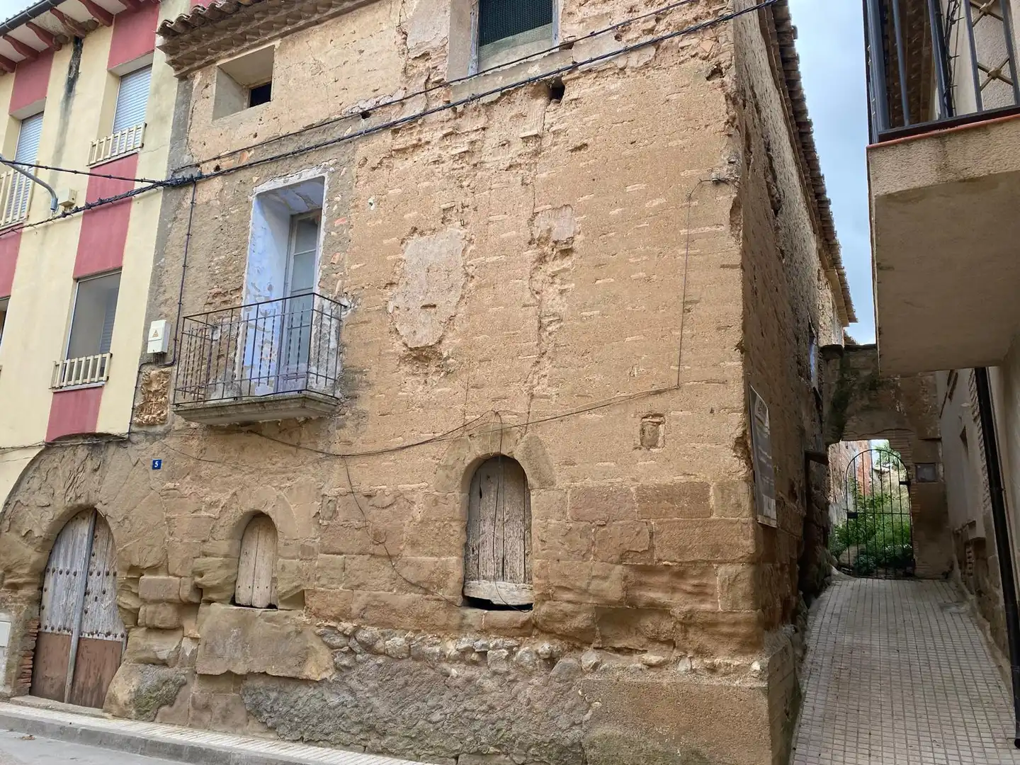 Vista exterior de Casa o chalet en venta en Azara con Jardín privado