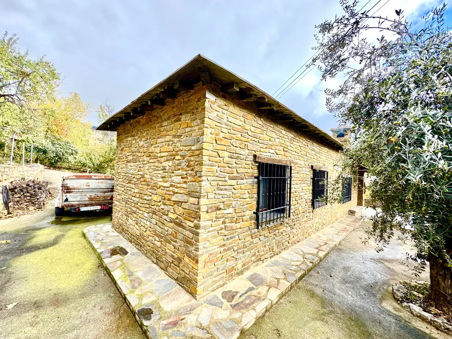 Exterior view of Houses for sale in Alpujarra de la Sierra  with Heating, Private garden and Terrace