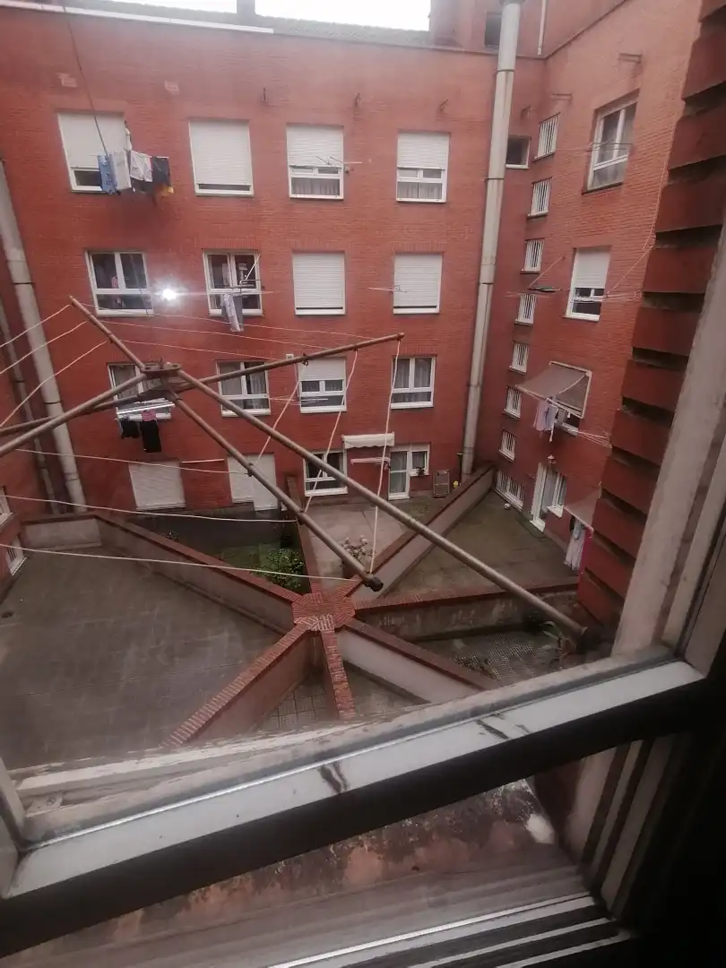 Balcony of Flat for rent in Gijón   with Heating, Parquet flooring and Storage room
