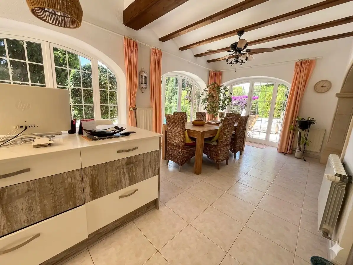 Dining room of Houses for sale in Dénia  with Air Conditioner, Heating and Private garden