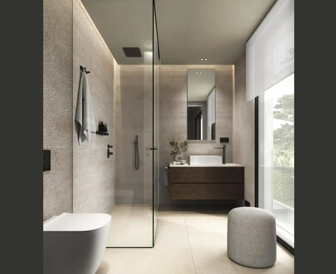 Bathroom of Houses for sale in Castelldefels  with Air Conditioner, Heating and Private garden