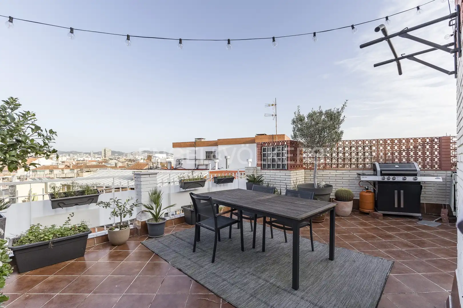 Terraza de Ático de alquiler en Eixample