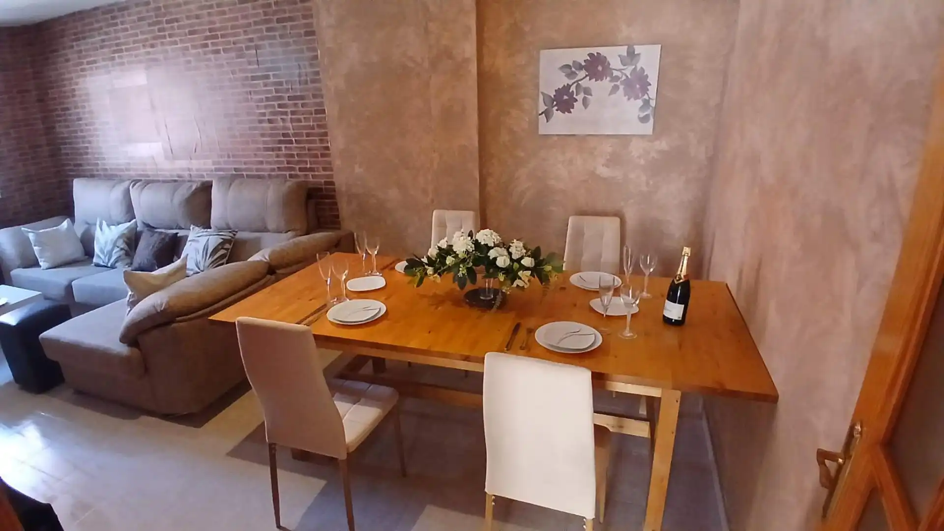 Dining room of Flat for sale in Vícar  with Storage room, Furnished and Community pool