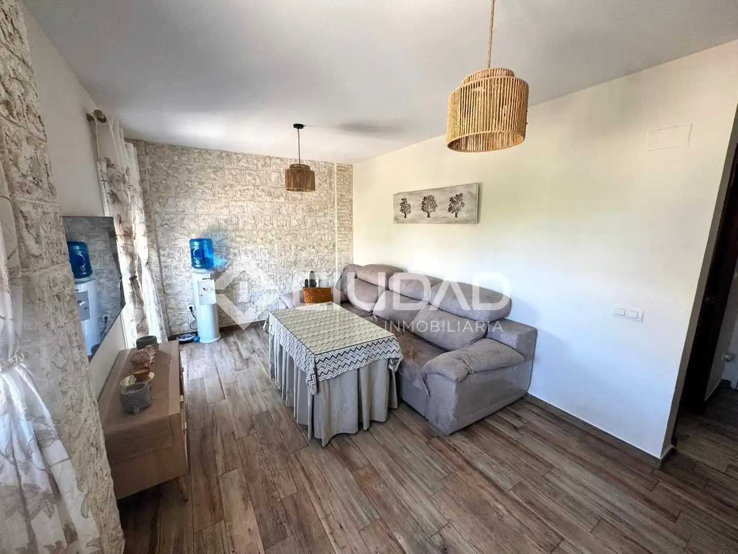 Sala de estar de Piso en venta en Sanlúcar de Barrameda con Aire acondicionado y Amueblado