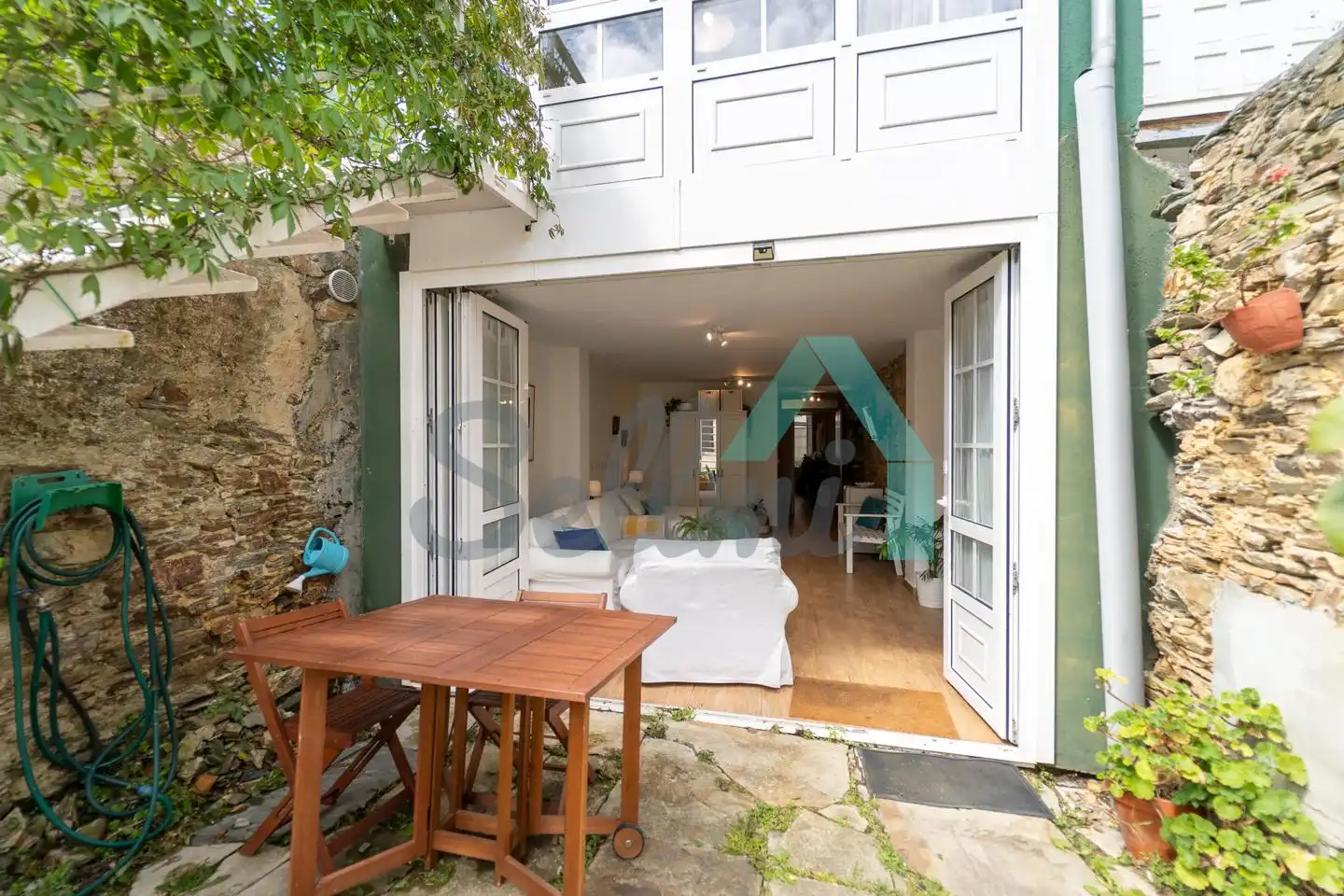 Terraza de Casa adosada en venta en Ribadeo con Calefacción, Jardín privado y Terraza