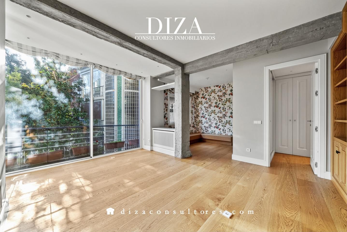 Bedroom of Flat to rent in  Madrid Capital  with Air Conditioner, Heating and Terrace