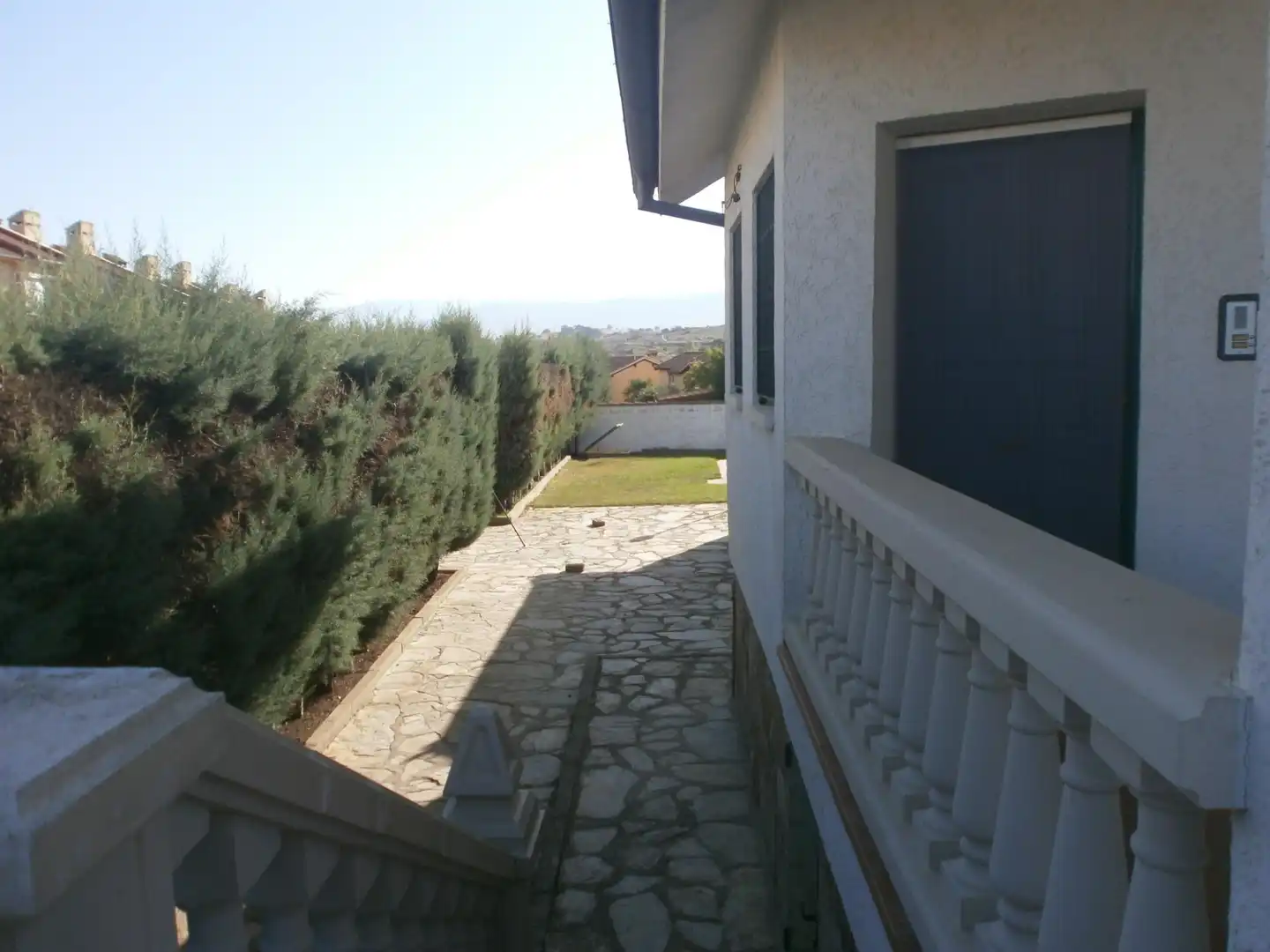 Terrassa de Casa o xalet en venda en La Lastrilla  amb Calefacció, Jardí privat i Terrassa