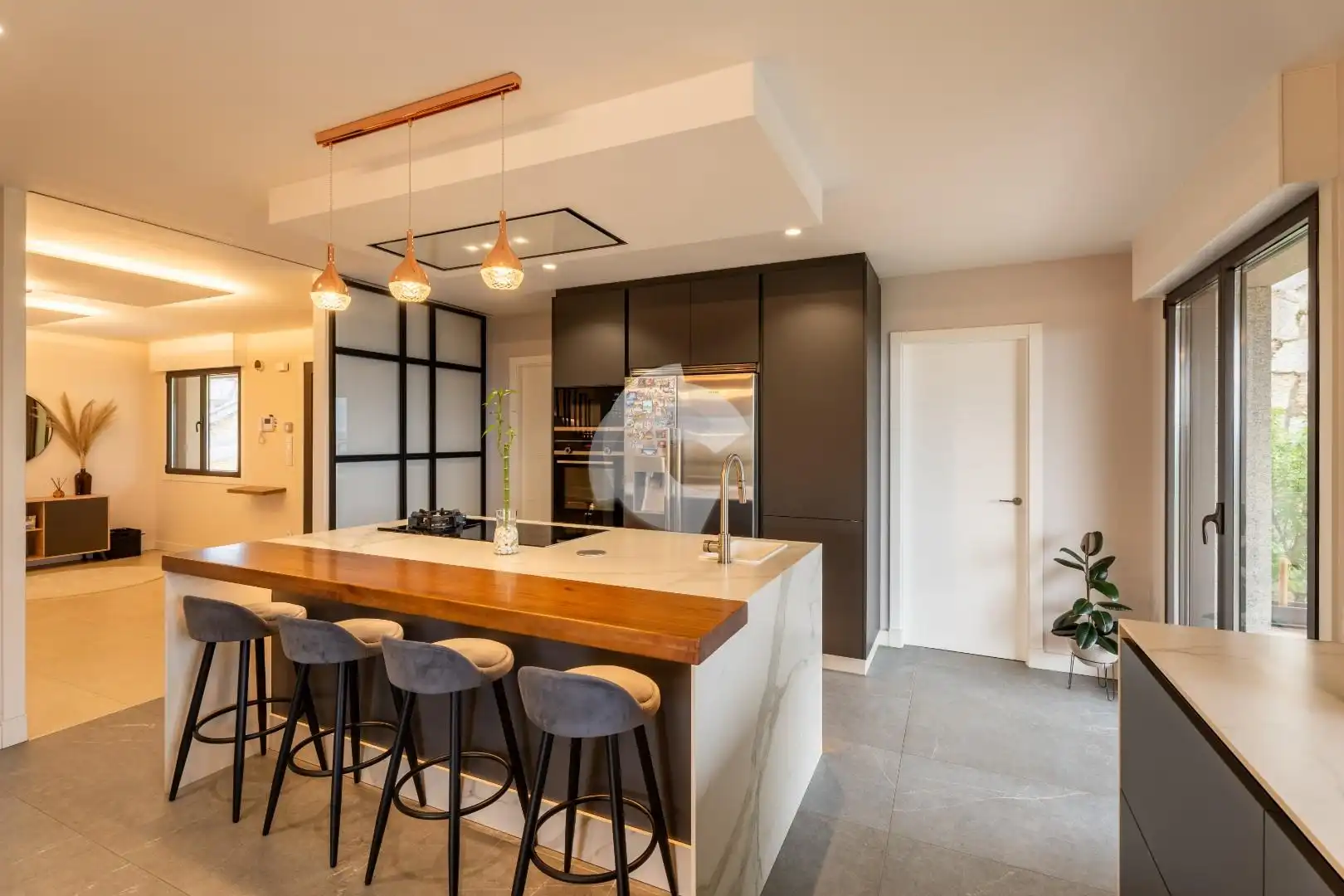 Cocina de Casa o chalet en venta en Barbadás con Calefacción, Jardín privado y Balcón