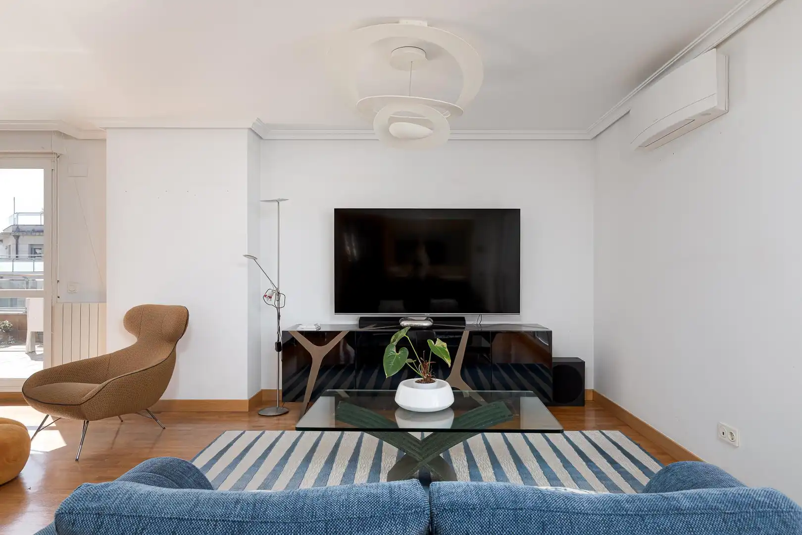 Wohnzimmer von Dachboden zum Verkauf in Donostia - San Sebastián  mit Klimaanlage, Heizung und Terrasse