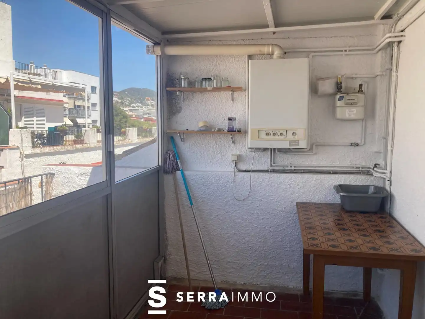 Balcony of Attic for rent in Sitges  with Heating