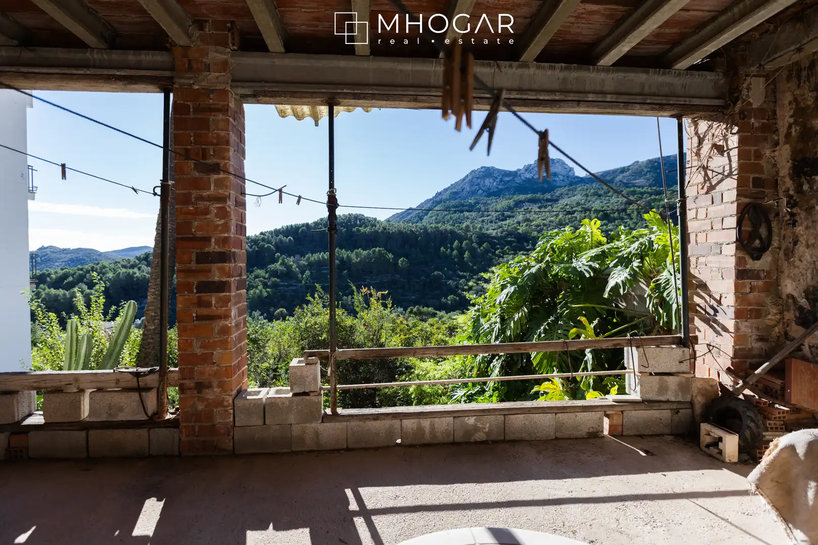 Terraza de Finca rústica en venta en La Vall de Laguar con Jardín privado, Terraza y Balcón