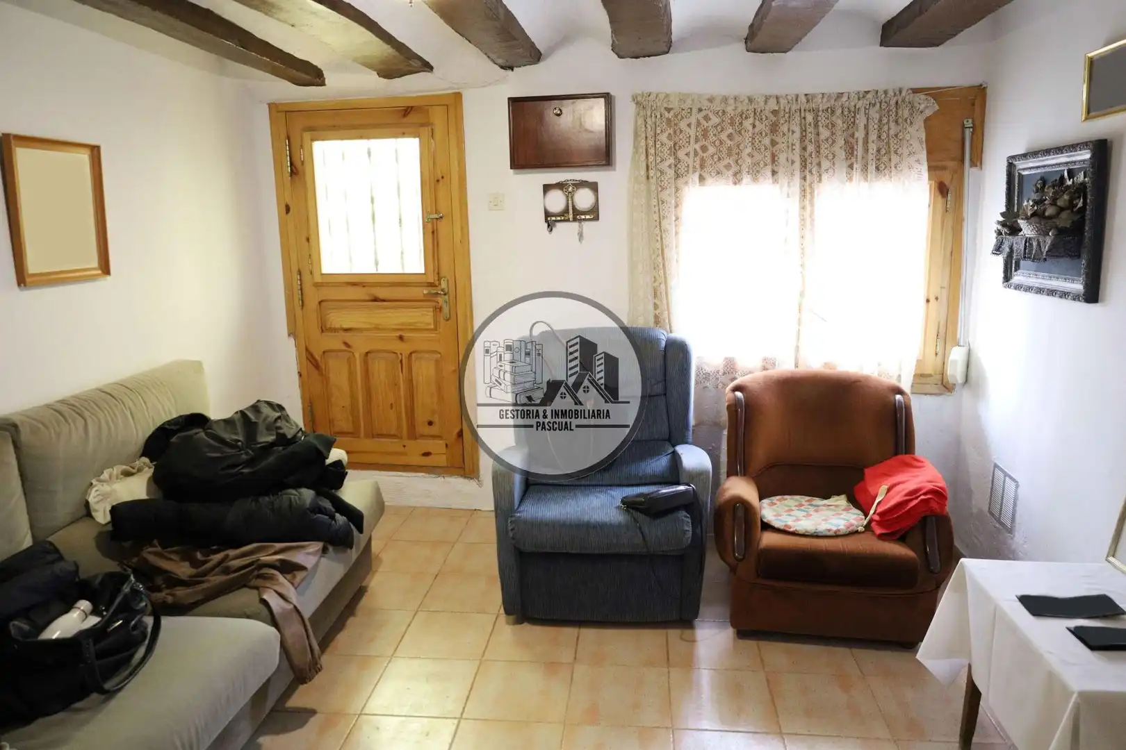 Sala de estar de Casa o chalet en venta en Samper de Calanda con Terraza, Trastero y Amueblado