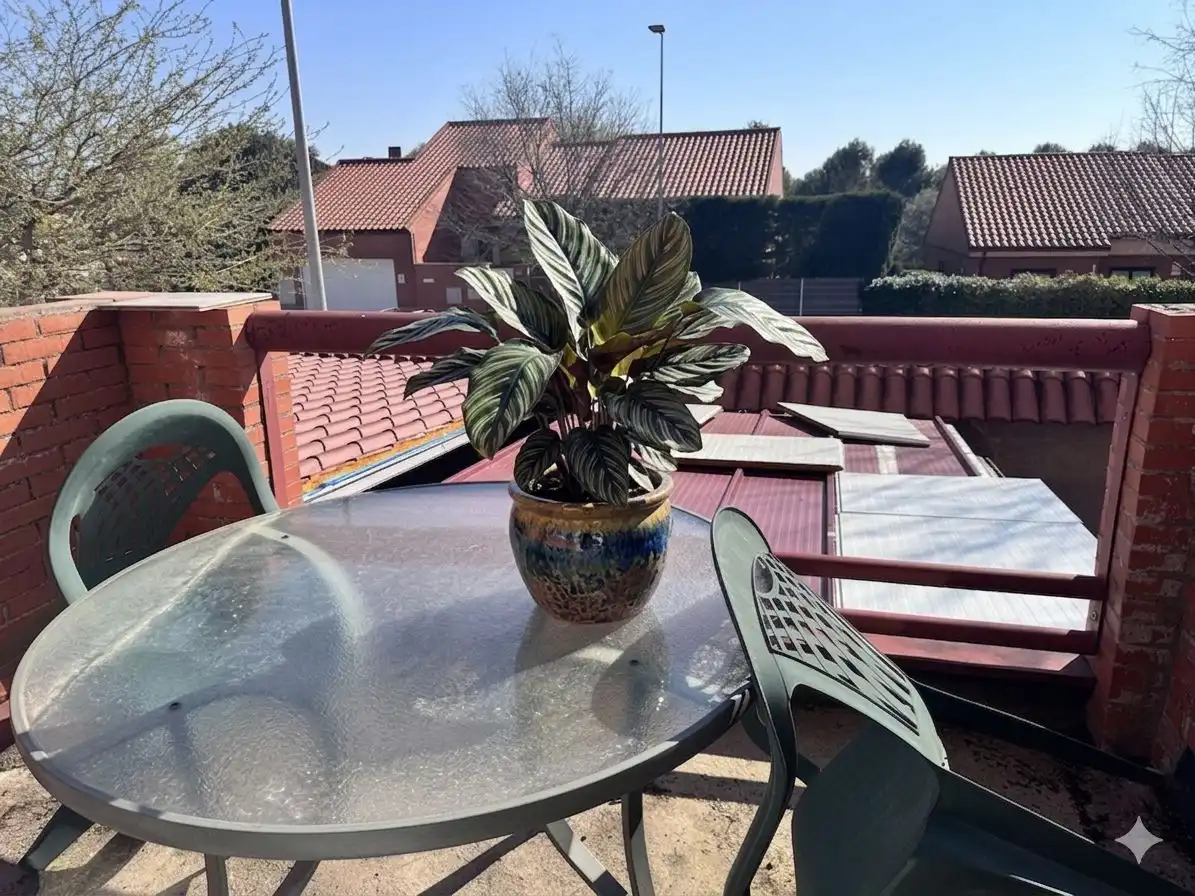 Terraza de Casa adosada en venta en Rivas-Vaciamadrid con Aire acondicionado, Calefacción y Jardín privado