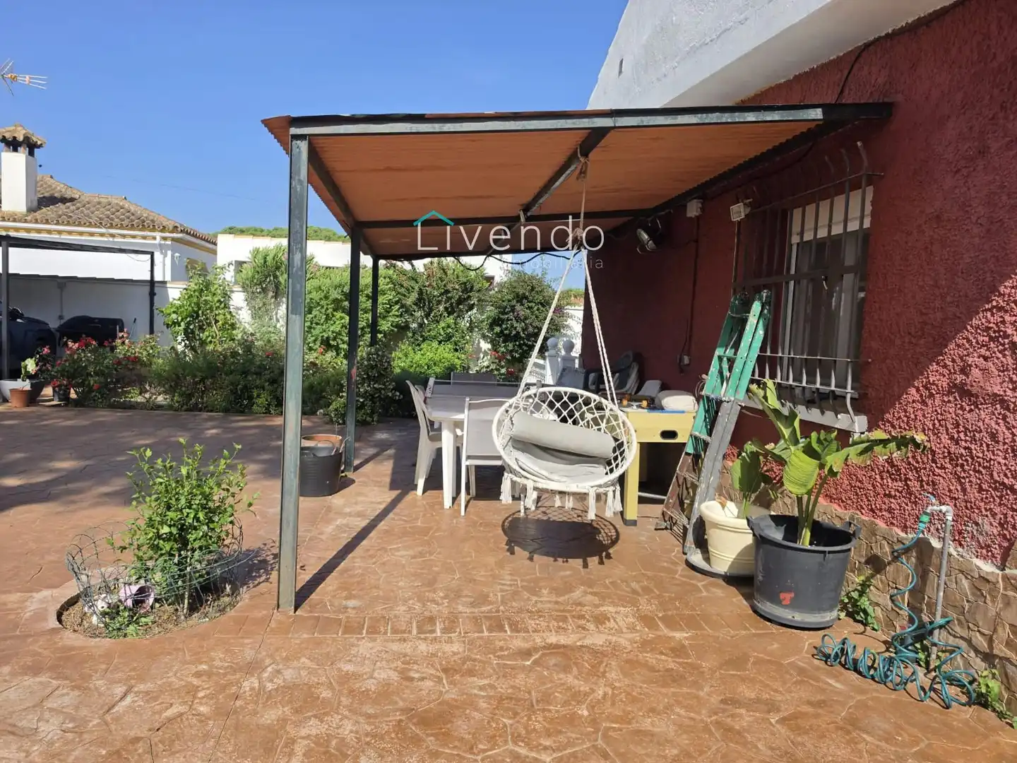 Terrassa de Casa o xalet en venda en Chiclana de la Frontera amb Aire condicionat, Traster i Piscina