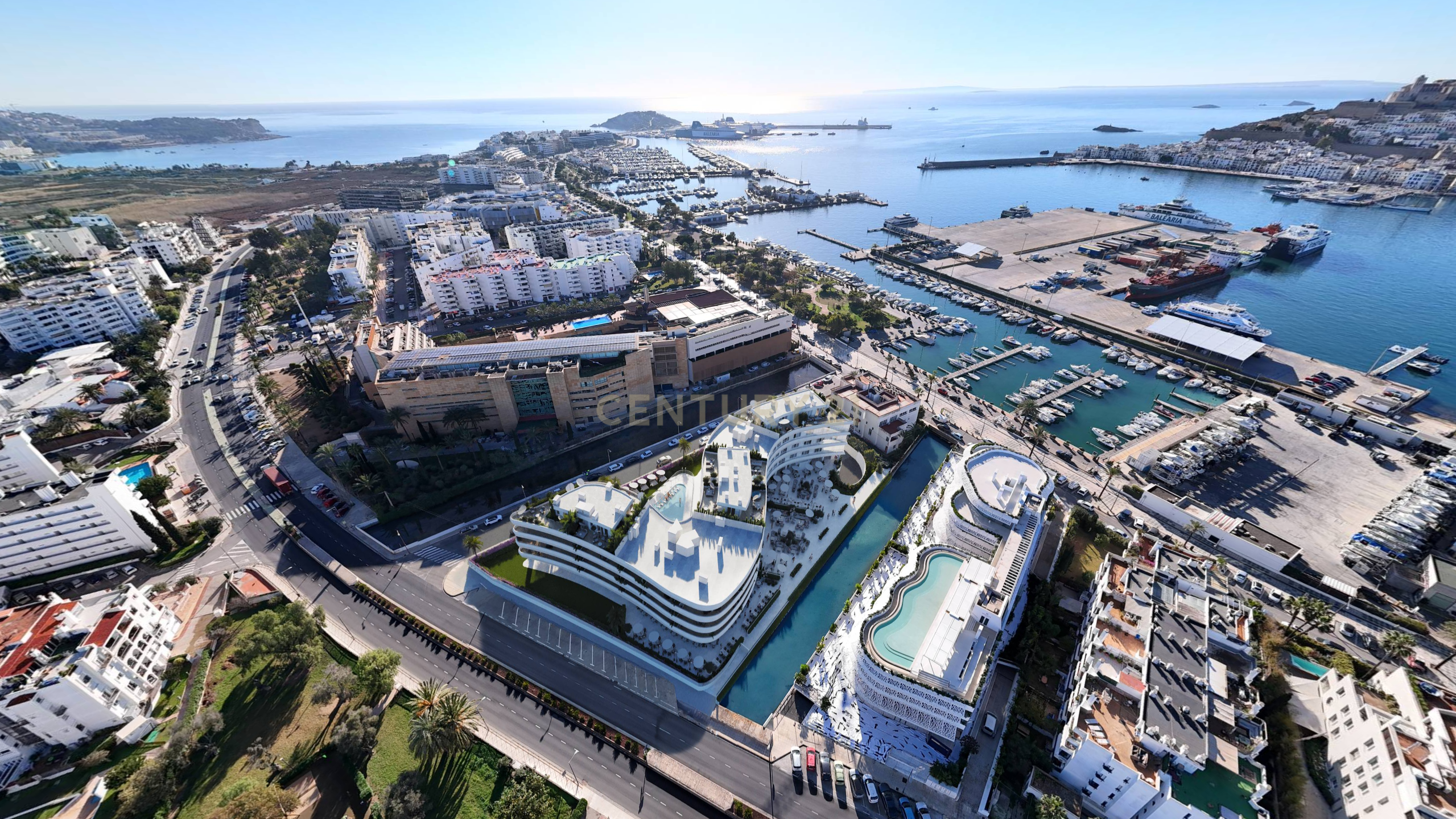 Exterior view of Apartment for sale in Eivissa  with Air Conditioner, Storage room and Oven