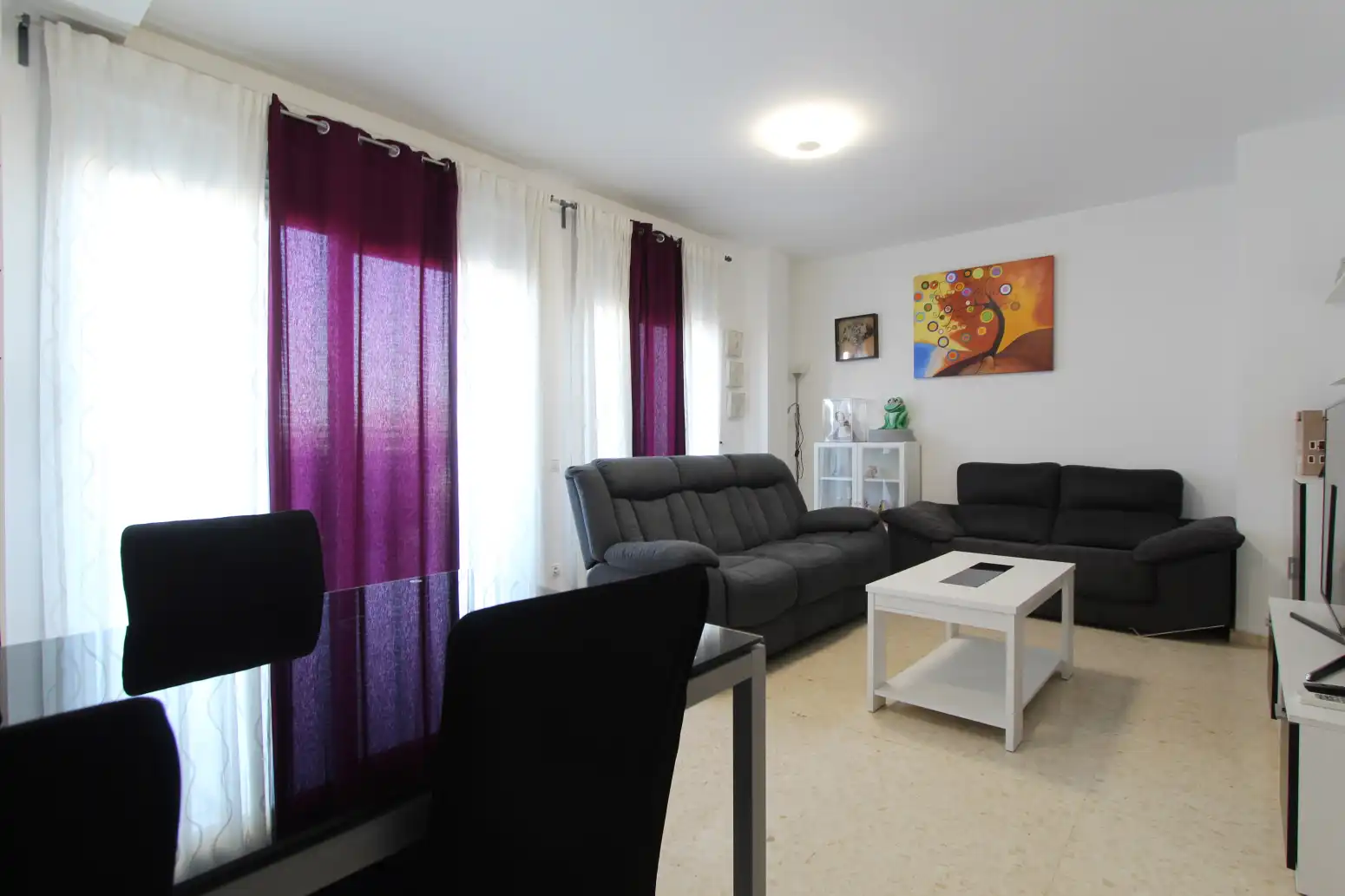 Sala d'estar de Pis en venda en Montserrat amb Aire condicionat, Calefacció i Terrassa