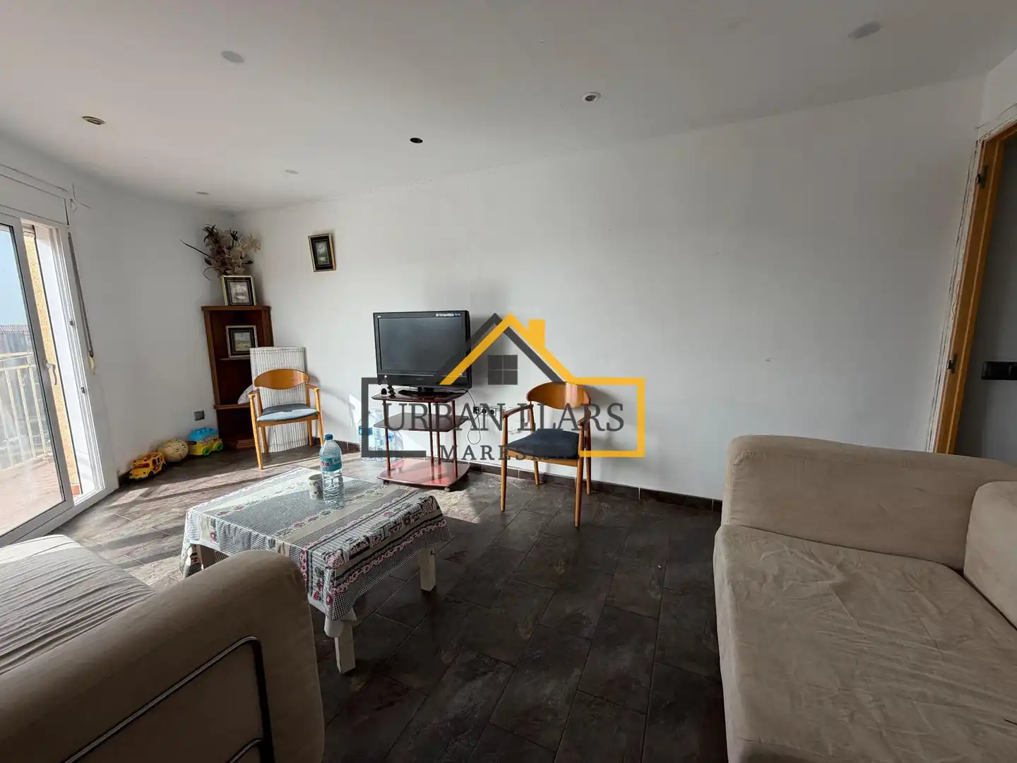 Sala de estar de Piso en venta en Mataró con Balcón