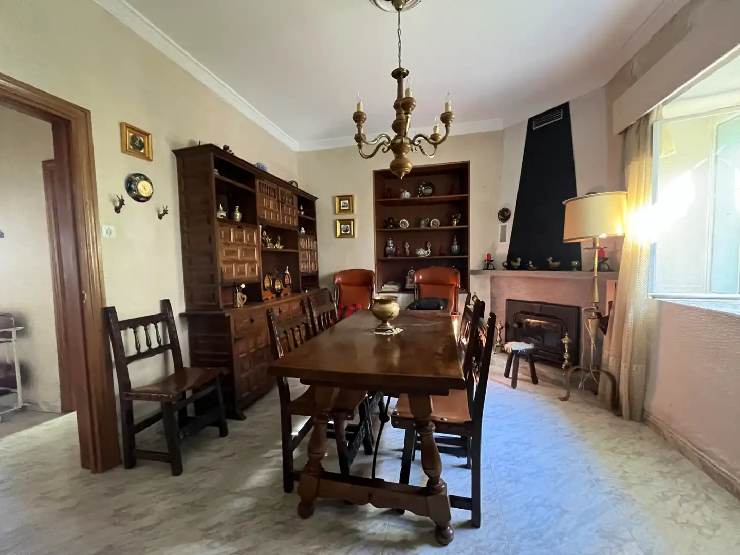 Menjador de Casa o xalet en venda en Guadarrama amb Calefacció, Jardí privat i Terrassa