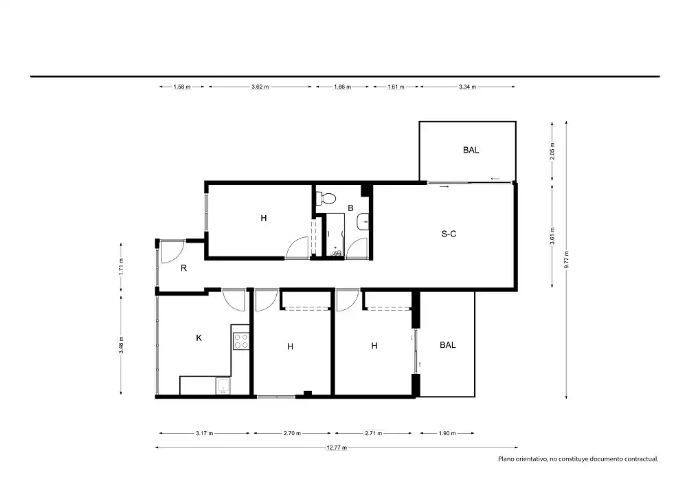 Appartement avec piscine à vendre à Av Paris, imagen 35