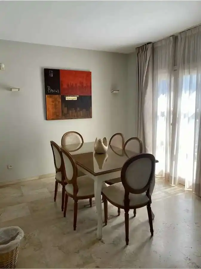 Dining room of Flat for sale in Marbella  with Terrace and Swimming Pool