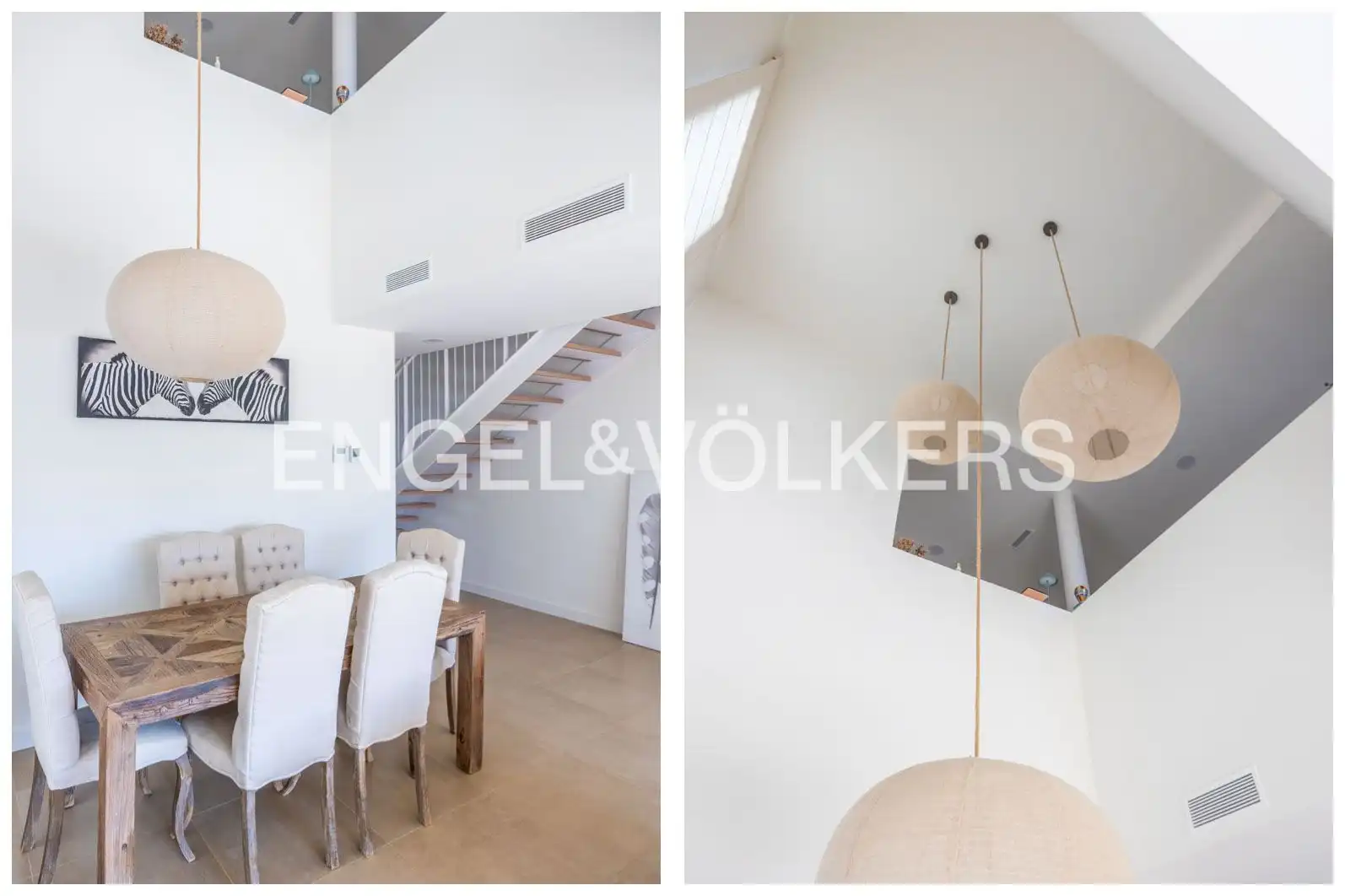 Dining room of Detached homes for sale in Mairena del Aljarafe  with Air Conditioner, Heating and Private garden