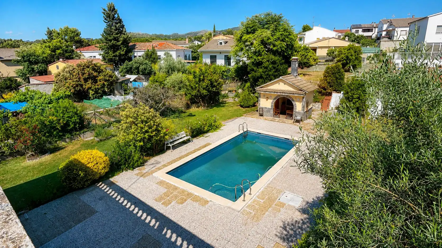 Piscina de Casa o chalet en venta en Vacarisses con Calefacción, Jardín privado y Balcón