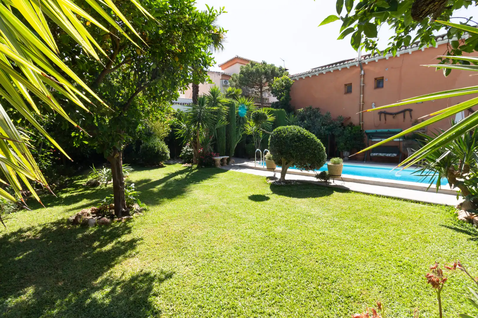 Garden of Houses for rent in Nigüelas  with Heating, Private garden and Swimming Pool