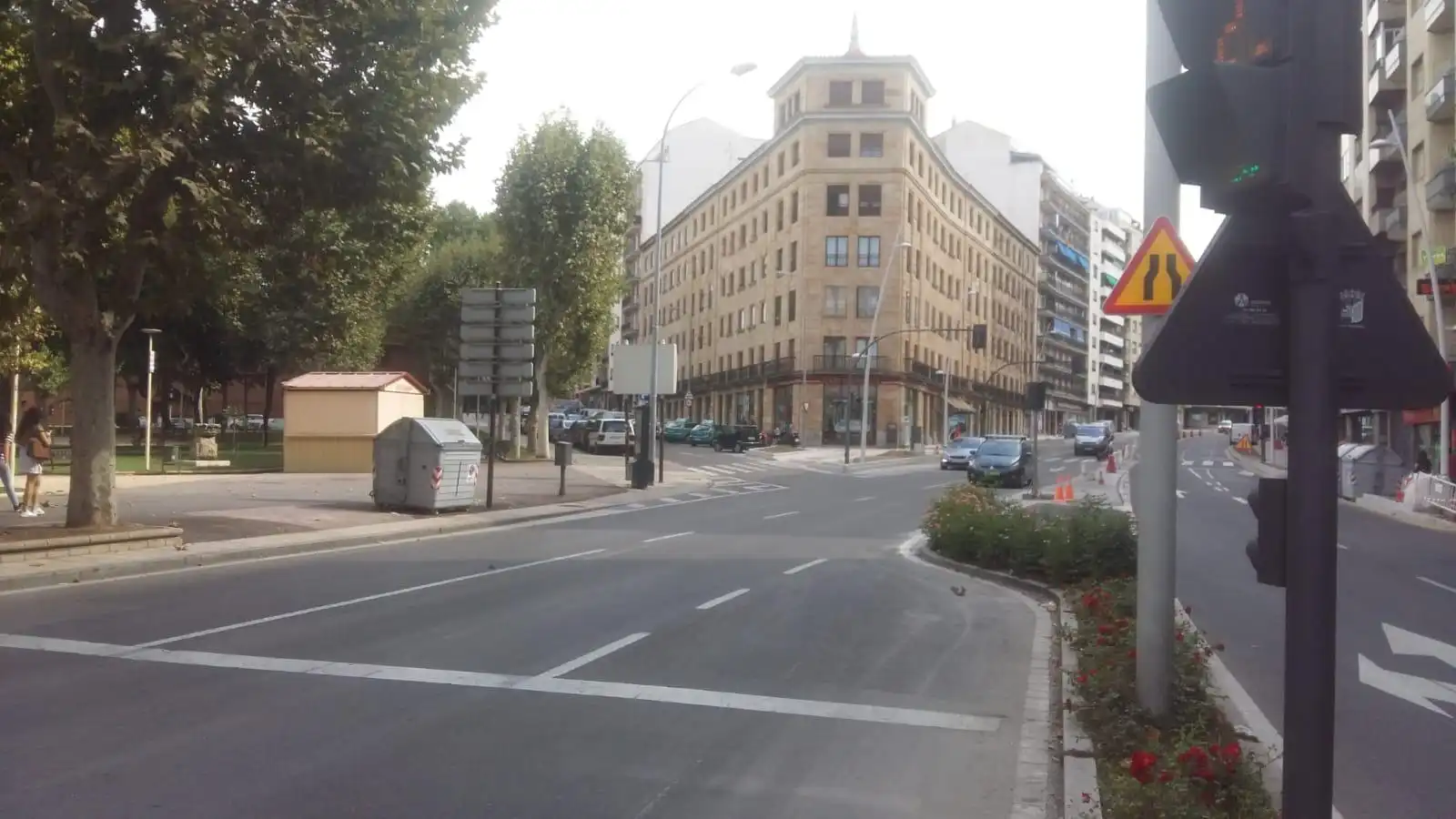 Exterior view of Flat for rent in Salamanca  with Heating, Parquet flooring and Furnished
