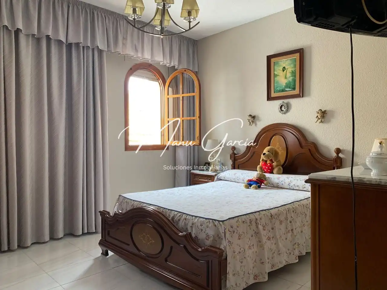 Bedroom of Flat for sale in Lucena  with Air Conditioner, Heating and Balcony